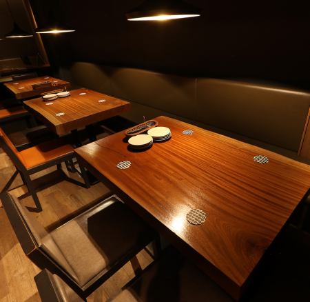 Table seating for four is available.In a spacious space ★