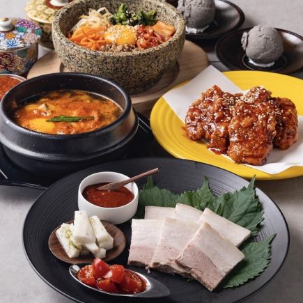 Our popular menu is now available as a course meal! 3,000 yen (excluding tax) OEBU course