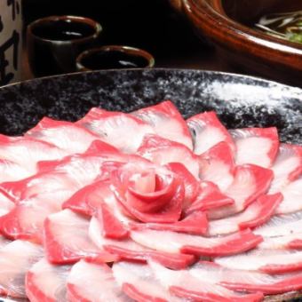 贅沢ブリしゃぶと名物絶品鯛めしコース<飲放付>5000円　