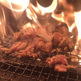 ＜鍋なし＞愛知地鶏！錦爽鶏のチキン南蛮と名古屋コーチンの炭火焼コース<飲み放題付>5500円