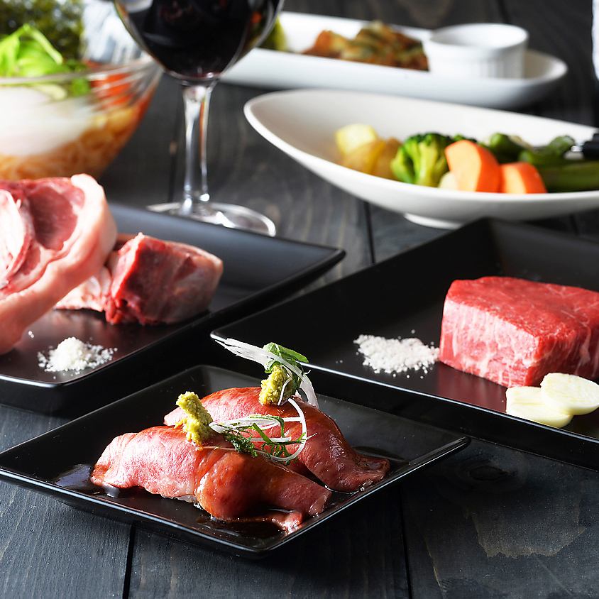 Starting with the popular No. 1 [Genghis Khan], we will treat you with carefully selected meat and abundant wine