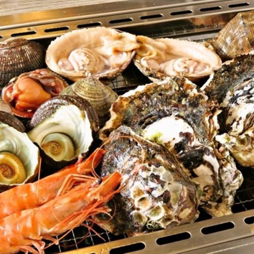 Seafood beach grill set