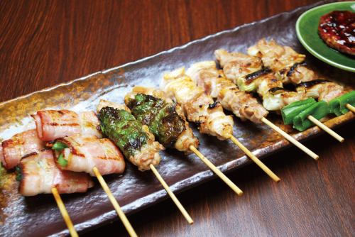 こだわりの焼鳥も豊富に♪