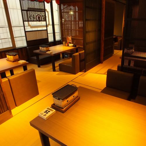 ゆったりお座敷席は30名迄