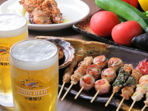 おまかせ焼鳥盛り合わせ　五種