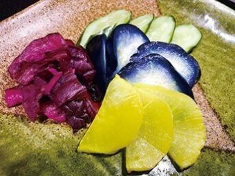 漬け物盛り合わせ