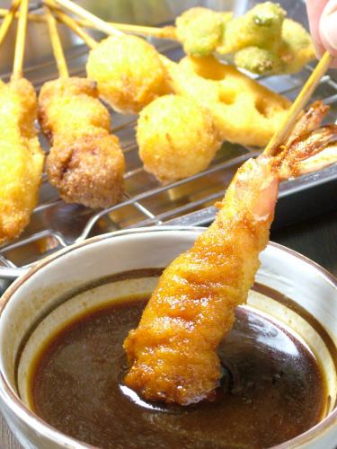 串カツも種類豊富！