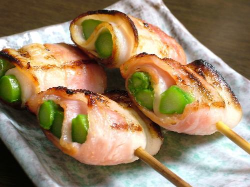 アスパラベーコン巻 二本