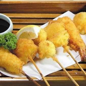 串盛り合わせ 五本