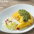 蒸し鶏(広東風)
