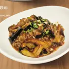茄子のひき肉炒め