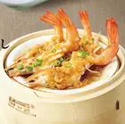 海老のニンニク春雨蒸し
