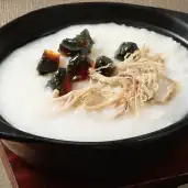 ピータンと豚肉のお粥