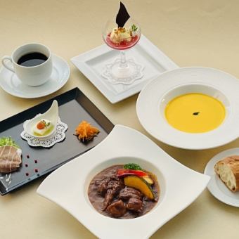 [Lunch only★] Premium lunch course: Domestic beef stew <6 dishes total> 2,800 yen (tax included)