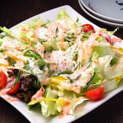 明太マヨの豆腐シーザーサラダ