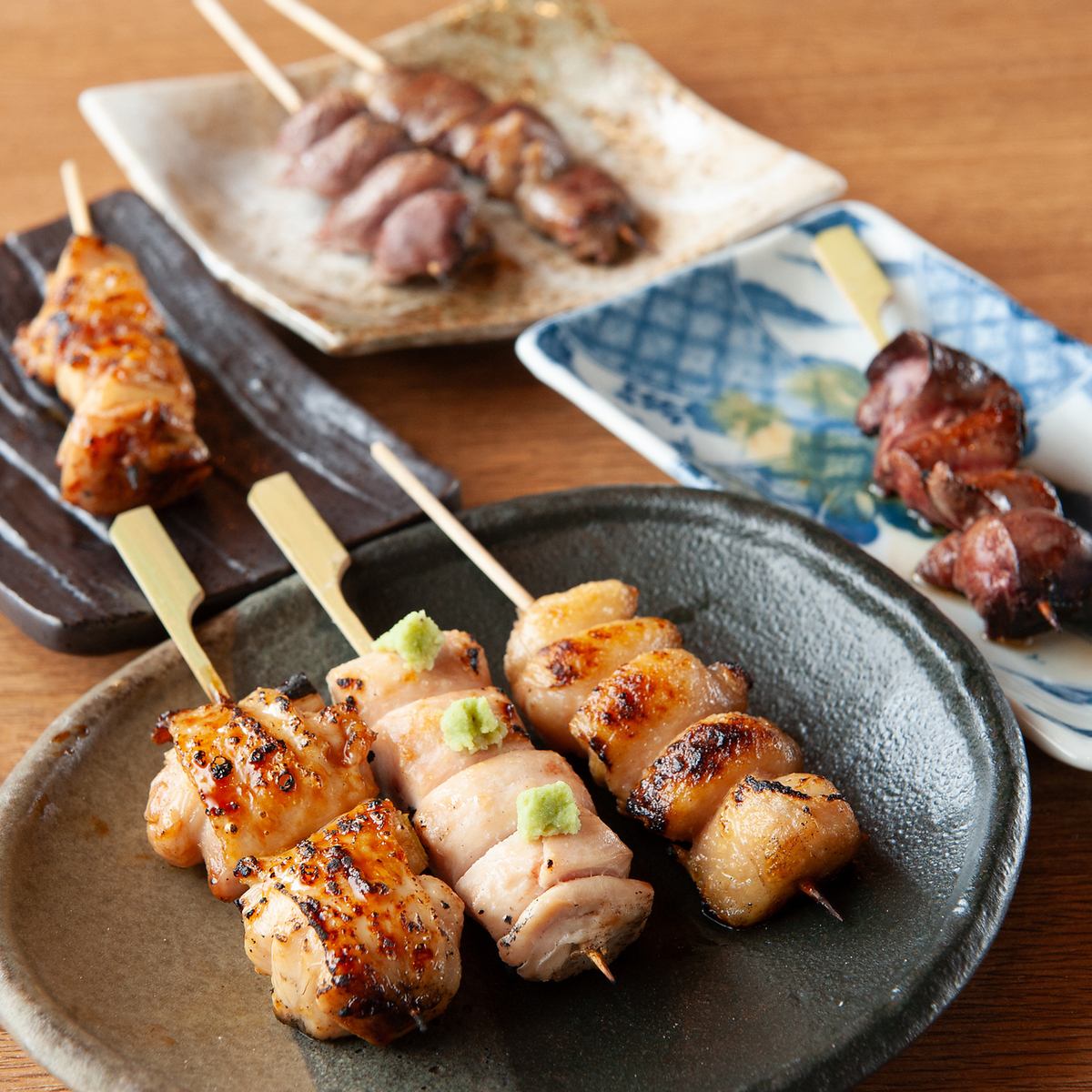 本格焼き鳥が味わえる