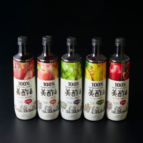 A wide variety of drinks perfect for Korean food ★