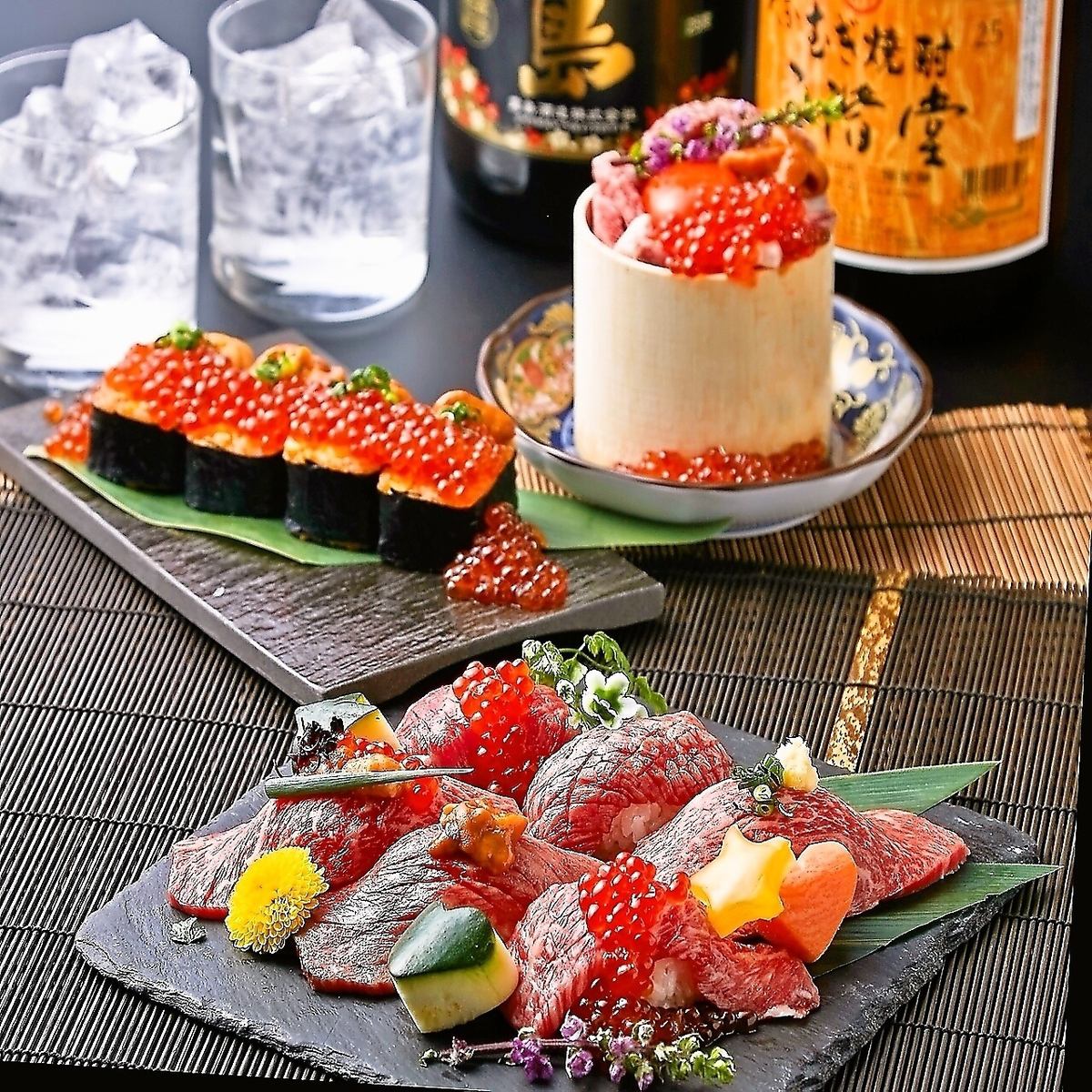 [Instagrammable ◎] Enjoy meat sushi and beef tongue ♪ There are many all-you-can-eat courses