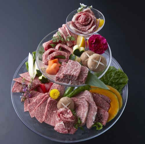 [Limited to our store! Most popular] All-you-can-eat yakiniku + meat sushi + yukhoe for 5,000 yen!