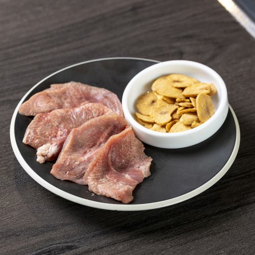 ガーリック豚タン