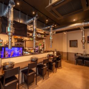 《お1人様でも気兼ねなくご利用いただけるカウンター席です◎》