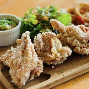 鶏の竜田揚げ（ライス・スープセット）
