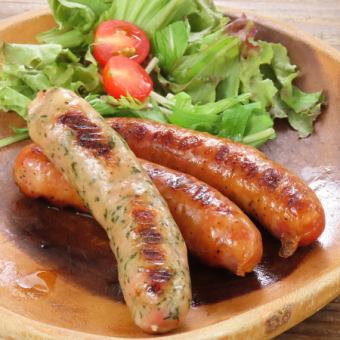【鎌倉名物】鎌倉ハムのソーセージ盛り合わせ