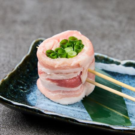 万ネギ豚巻き