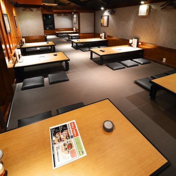 [Zashiki seat] Maximum number of banquets 40 people ◎ Recommended space for various banquets !! Ideal for various banquets as it can be used comfortably ♪ Online reservation is convenient for reservations ♪ (Photo is affiliated store)