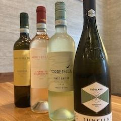 Over 10 types of wine by the glass