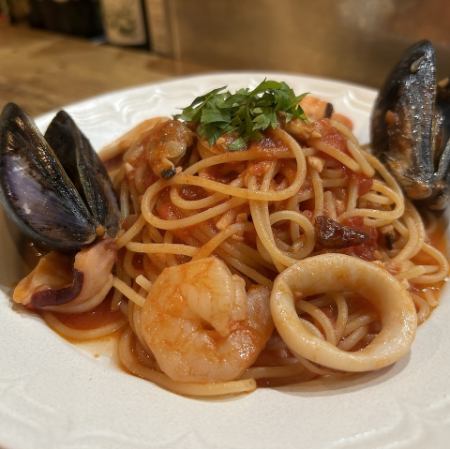 漁師風トマトスパゲッティ