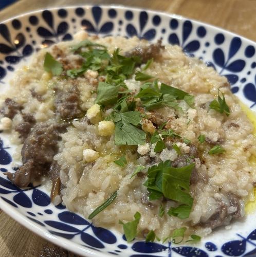 サルシッチャのチーズリゾット