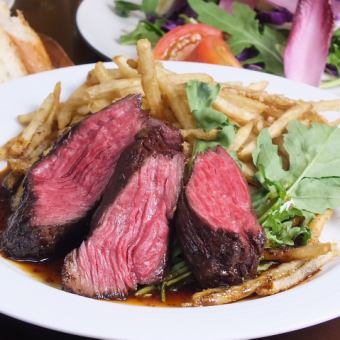 2.5 hours [all-you-can-drink] 9-course 5,000 yen course...Popular for company banquets ◎ Steak frites are the main dish!
