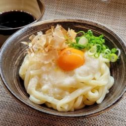 Tsukemen and grated yam udon