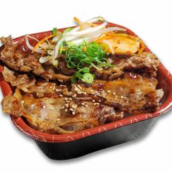 Kalbi rice bowl (soy sauce)