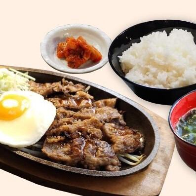 Kalbi set meal