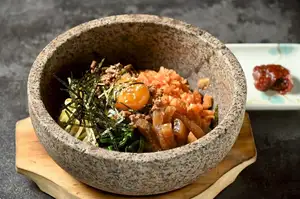 石烤拌饭