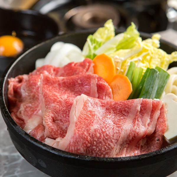 [Recommended by our shop!] "Kuroge Wagyu Sukiyaki" 1,078 yen (tax included) ~