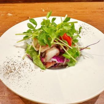 Marinated octopus