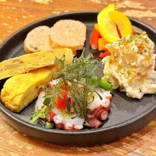 本日のタパスの盛り合わせ