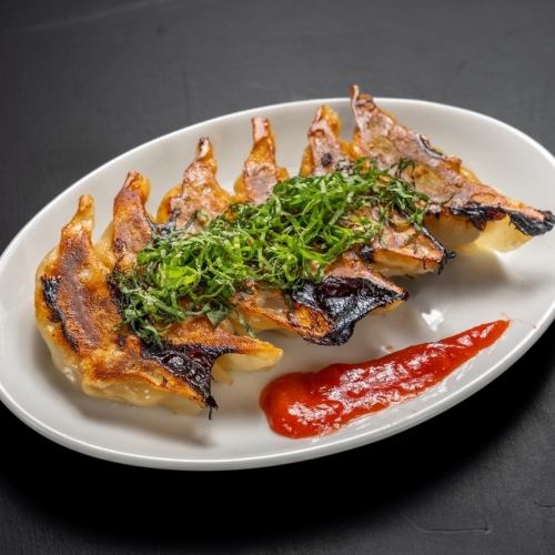 plum shiso gyoza