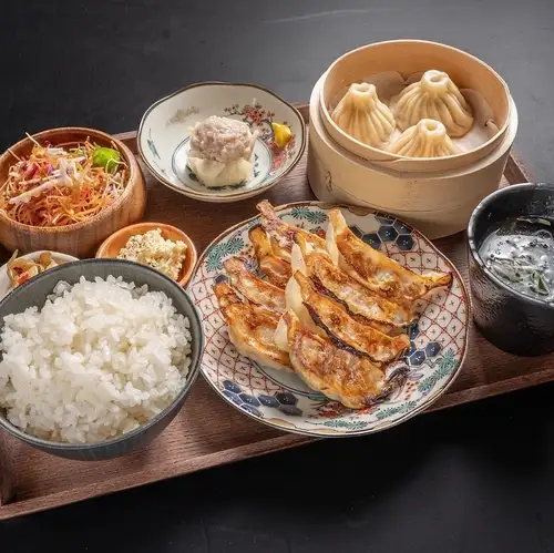 【生姜餃子定食】