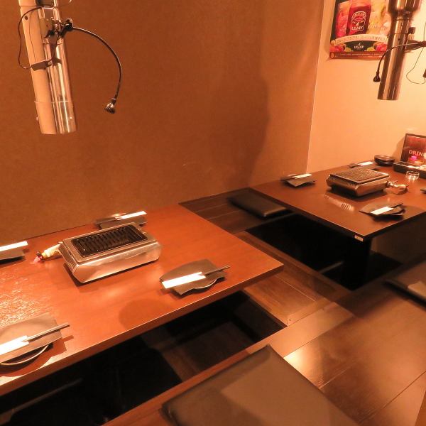 There is also a private room for digging kotatsu! Available for 6 to 8 people! Popular for birthdays and girls' associations ♪