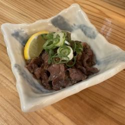 砂ずりのペッパー焼き