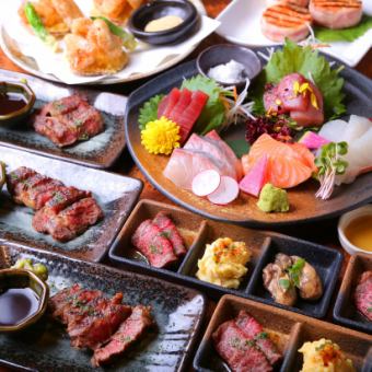 【120分飲み放題付】全8品_旬食材コース6500円(税込み)