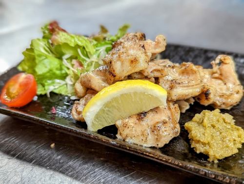鶏ハラミ肉の炭火焼き