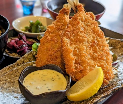 長崎県産真アジフライ定食定食