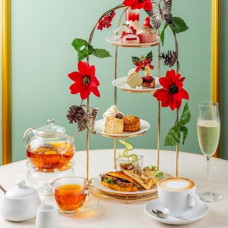 [Christmas Afternoon Tea] 11 kinds of sweets and savory dishes + 2 hours of free cafe time (weekdays only)