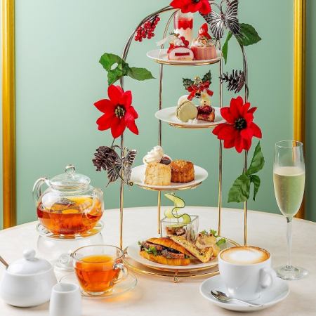 [Christmas Afternoon Tea] 11 kinds of sweets and savory dishes + 2 hours of free cafe time (weekends only)