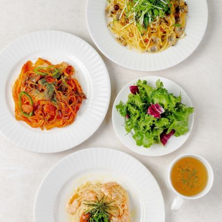 ￥1300円から＜TENSHODOの選べるランチ　＊サラダ・スープ付き＞